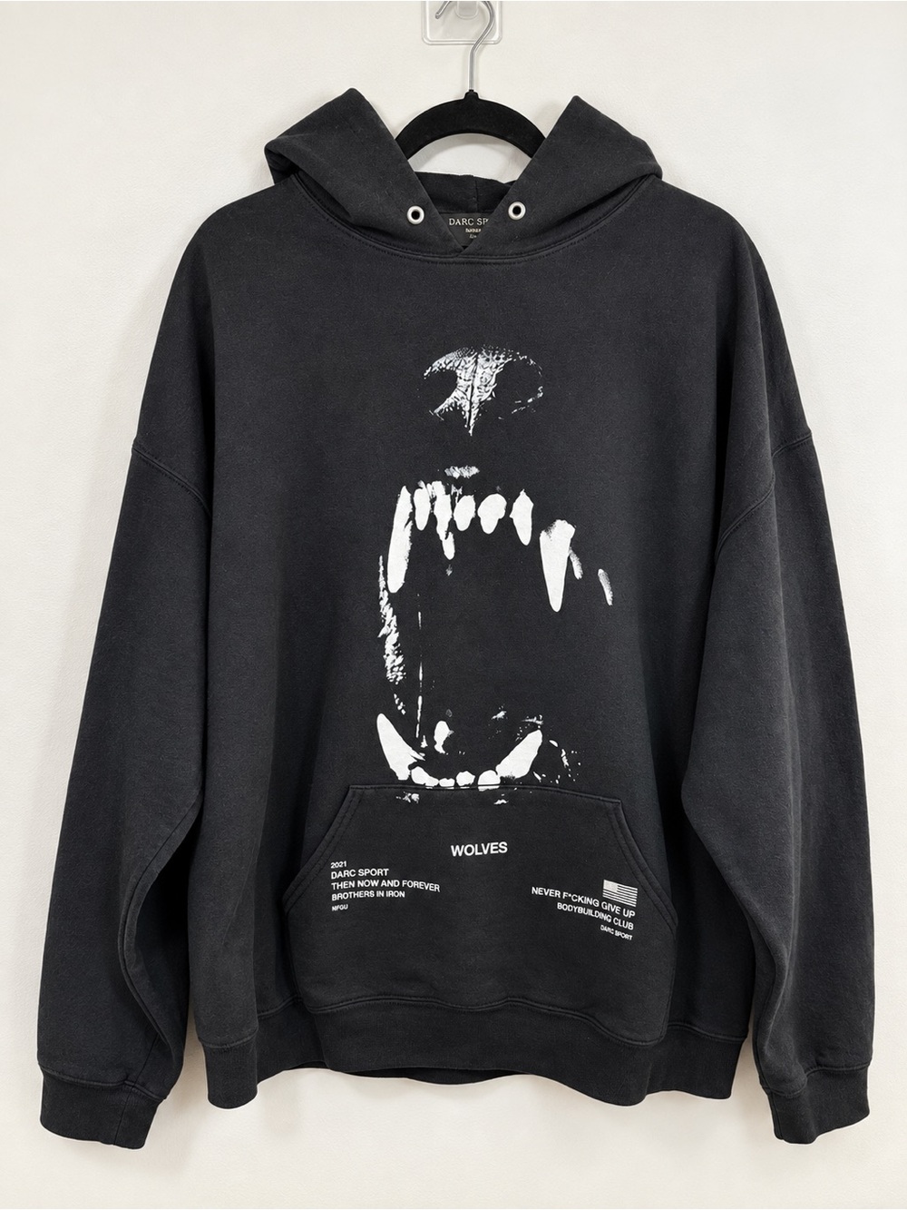 NWOT: ARE Darc Sport “Family Forever” Wolves Hoodie – XL – #69/1000